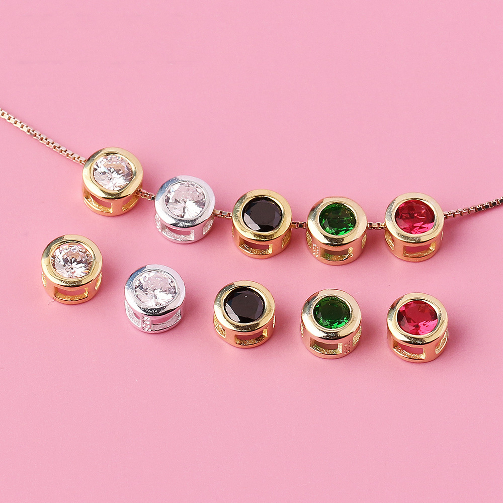 Jewelry Making In La - 925 Sterling Silver Zircon Charms Colorful