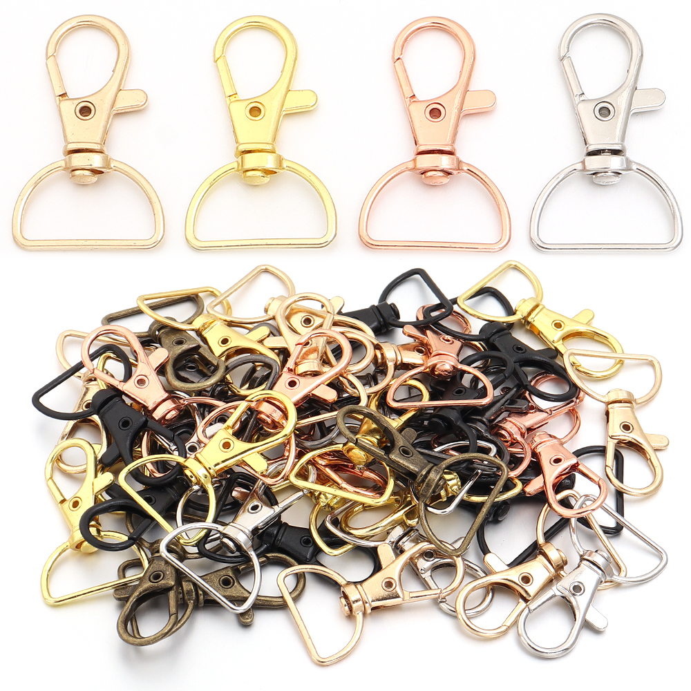 Jewelry Making Name - 10pcs/lot Metal Swivel Clasps With D