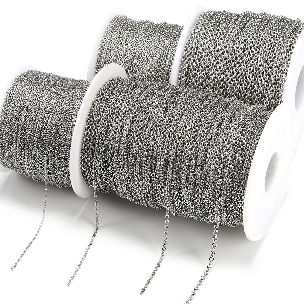 Chain Roll Cable - 10Meters/roll Stainless Steel O Shape Link