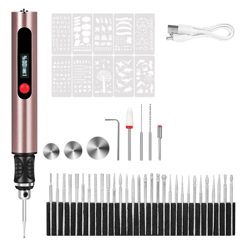 Xtool Jewelry Making - ABBP-USB Rechargeable Engraving Pen, Mini Rotary