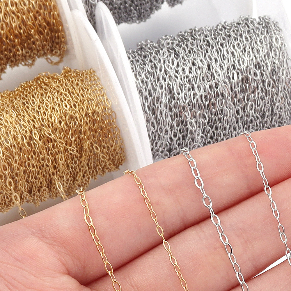Chain Roll Cable - 10Meters/roll Stainless Steel O Shape Chains