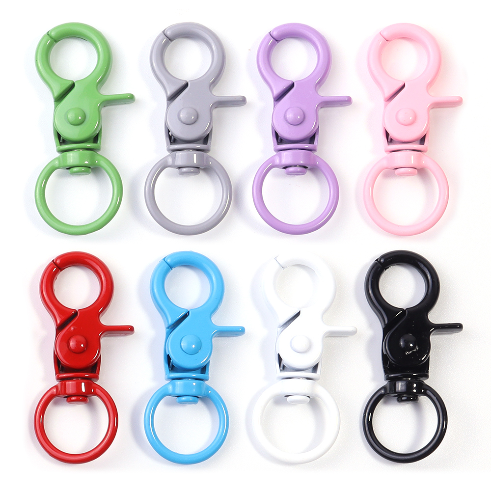 Jewelry Making Name - 5Pcs/Lot Colorful Swivel Lobster Clasp Hooks