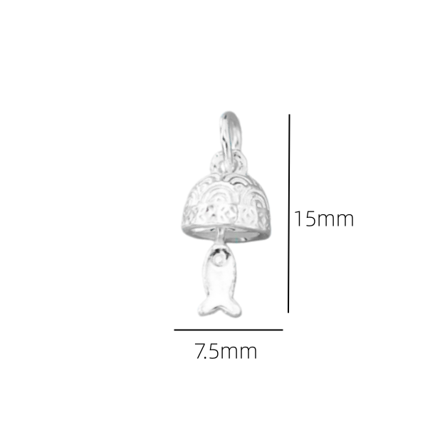 925 Sterling Silver Bell Charm - đánh giá và giá Jewelry Making In La