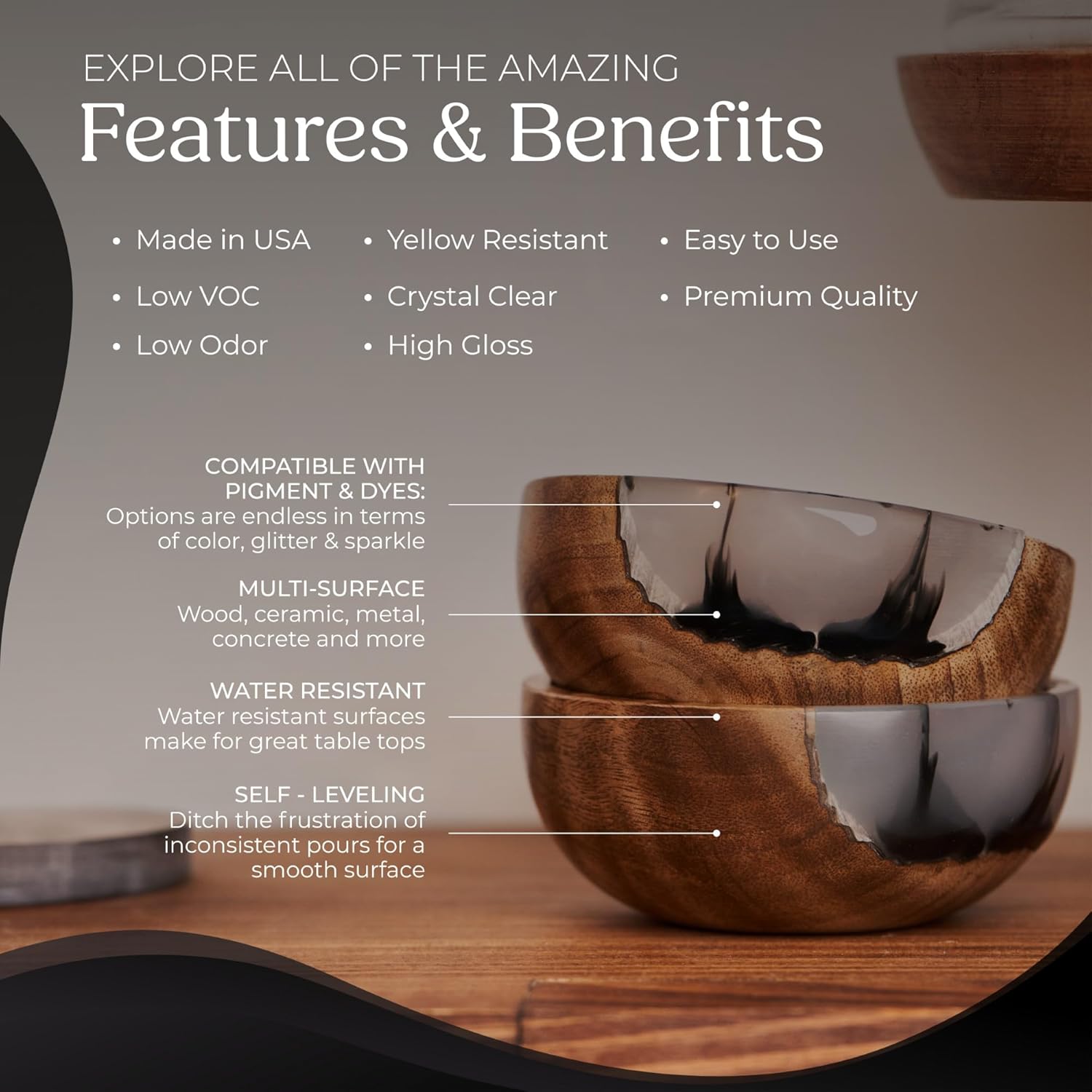 Epoxy Resin Kit 64 Oz - Crysta - đánh giá và giá Jewelry Making Table