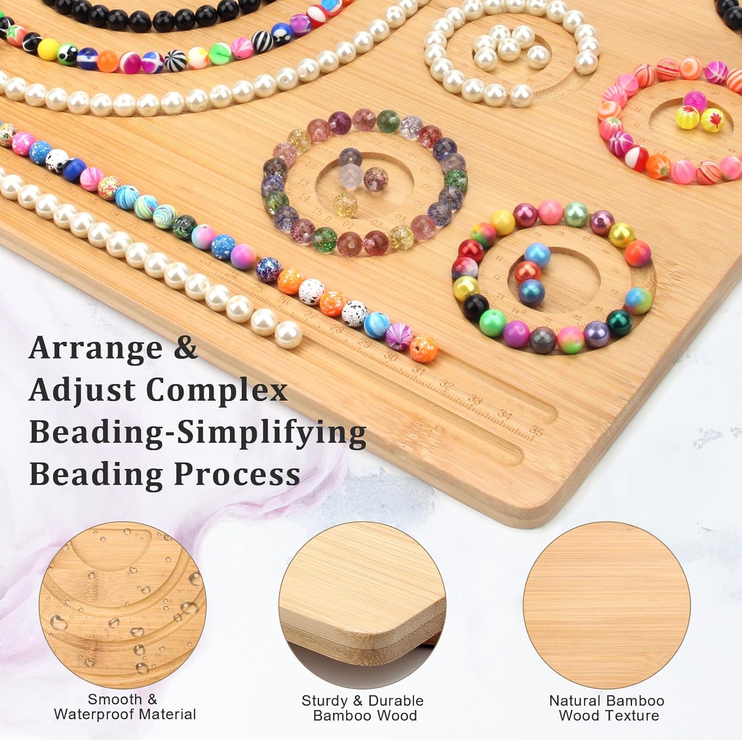Wooden Beading Design Board Ba - đánh giá và giá Jewelry Making Table