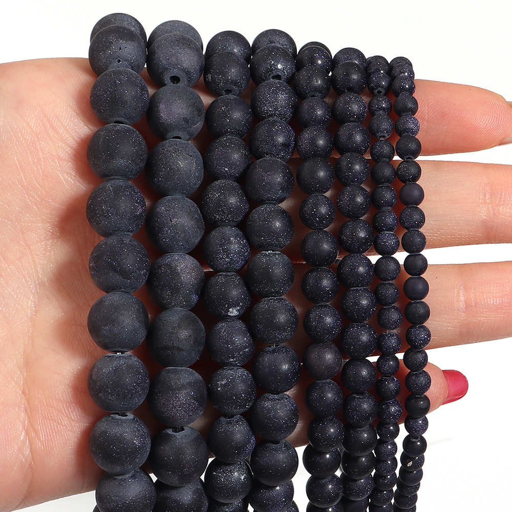 Natural Matte Black Sandstone  - đánh giá và giá Jewelry Making Gemstones