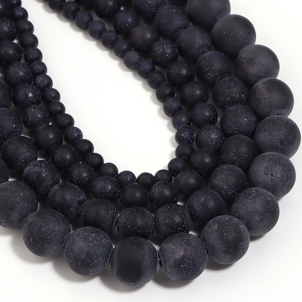 Natural Matte Black Sandstone  - đánh giá và giá Jewelry Making Gemstones