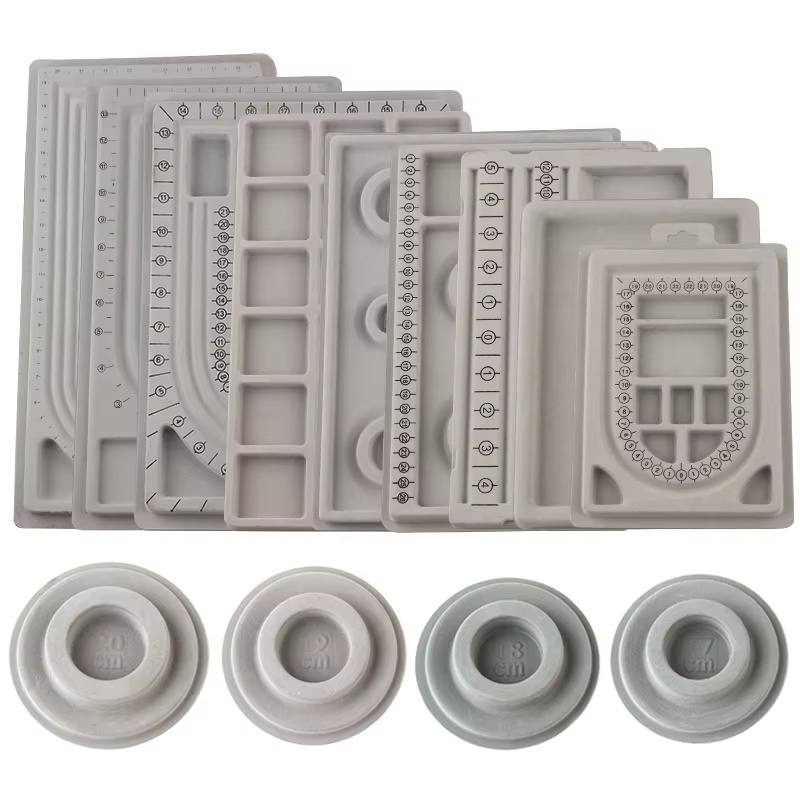 1PC Grey Flocked Bead Board Br - đánh giá và giá Jewelry Making Table