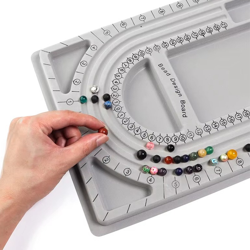 1PC Grey Flocked Bead Board Br - đánh giá và giá Jewelry Making Table