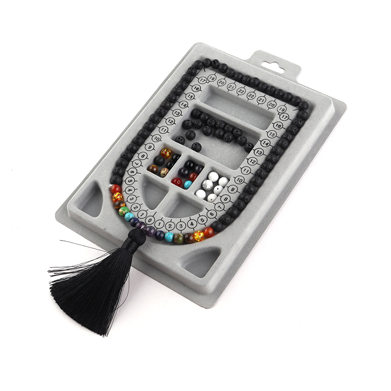1PC Grey Flocked Bead Board Br - đánh giá và giá Jewelry Making Table