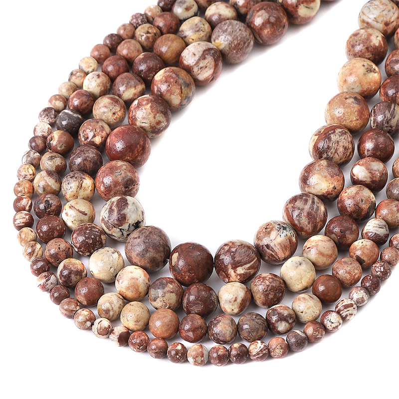 Natural Stone Seastone Round L - đánh giá và giá Jewelry Making Gemstones