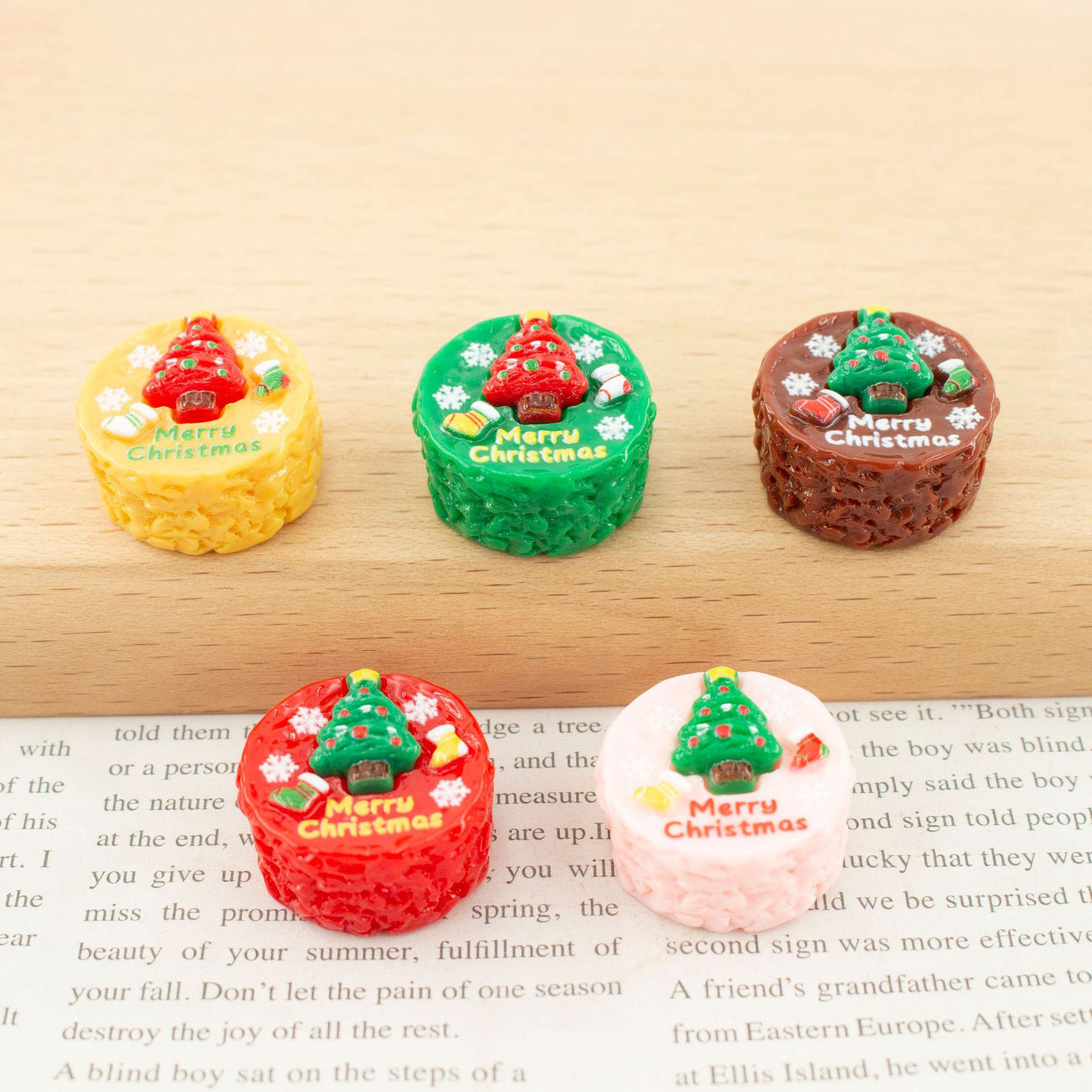 10pcs Resin imitation Christma - đánh giá và giá Jewelry Making Table