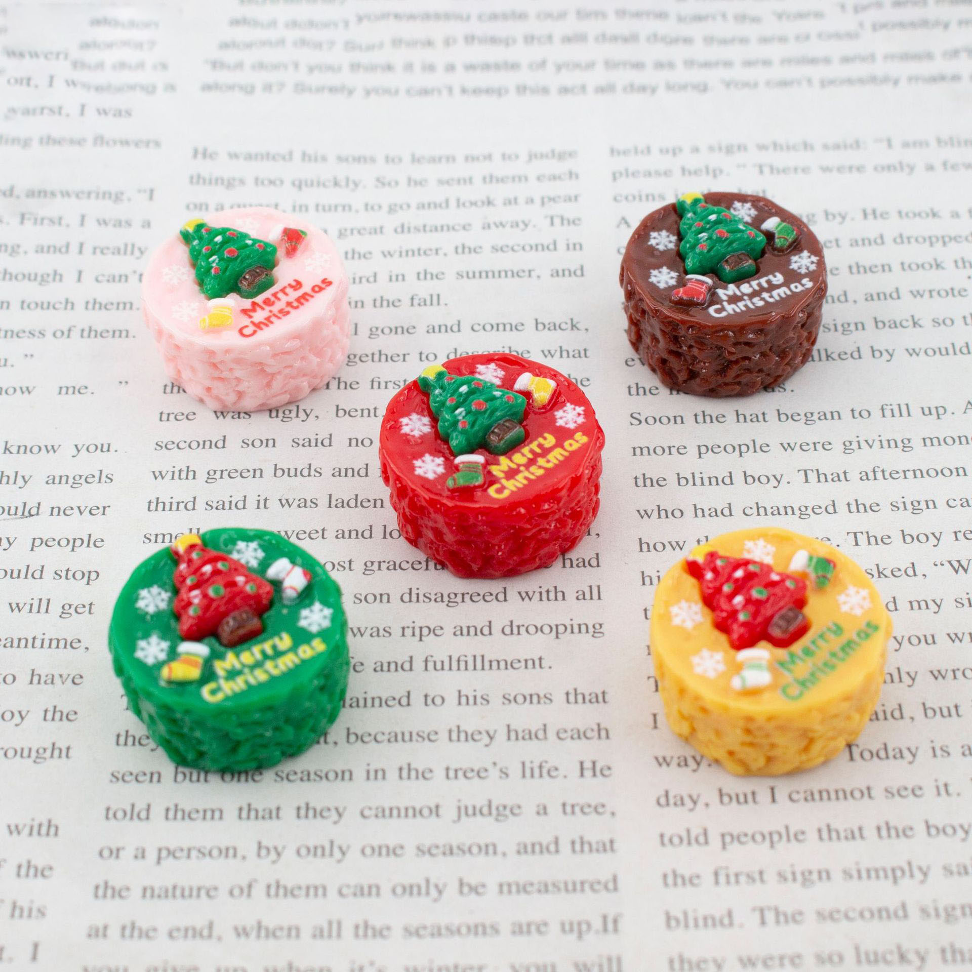 10pcs Resin imitation Christma - đánh giá và giá Jewelry Making Table