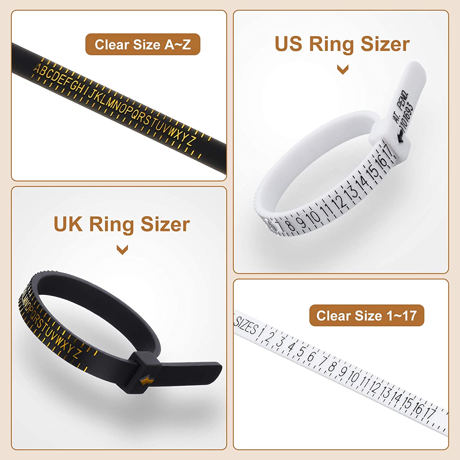 11 Pieces Of US UK Ring Mandre - đánh giá và giá Jewelry Making Table