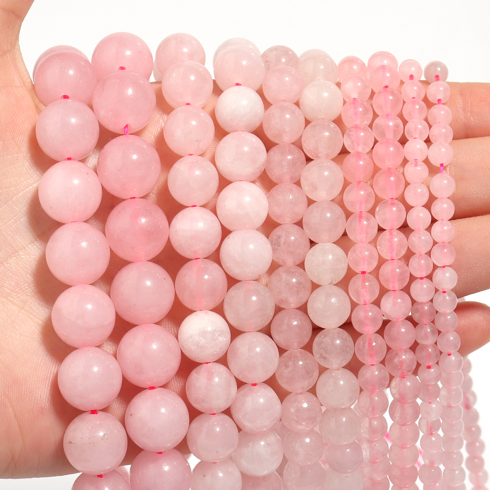 1strand/lot 4/6/8/10/12mm Rose - đánh giá và giá Jewelry Making Gemstones