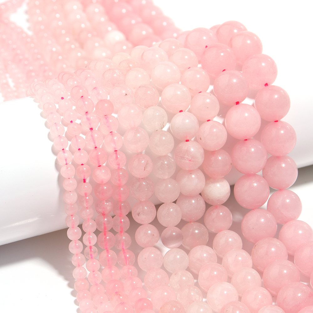 1strand/lot 4/6/8/10/12mm Rose - đánh giá và giá Jewelry Making Gemstones