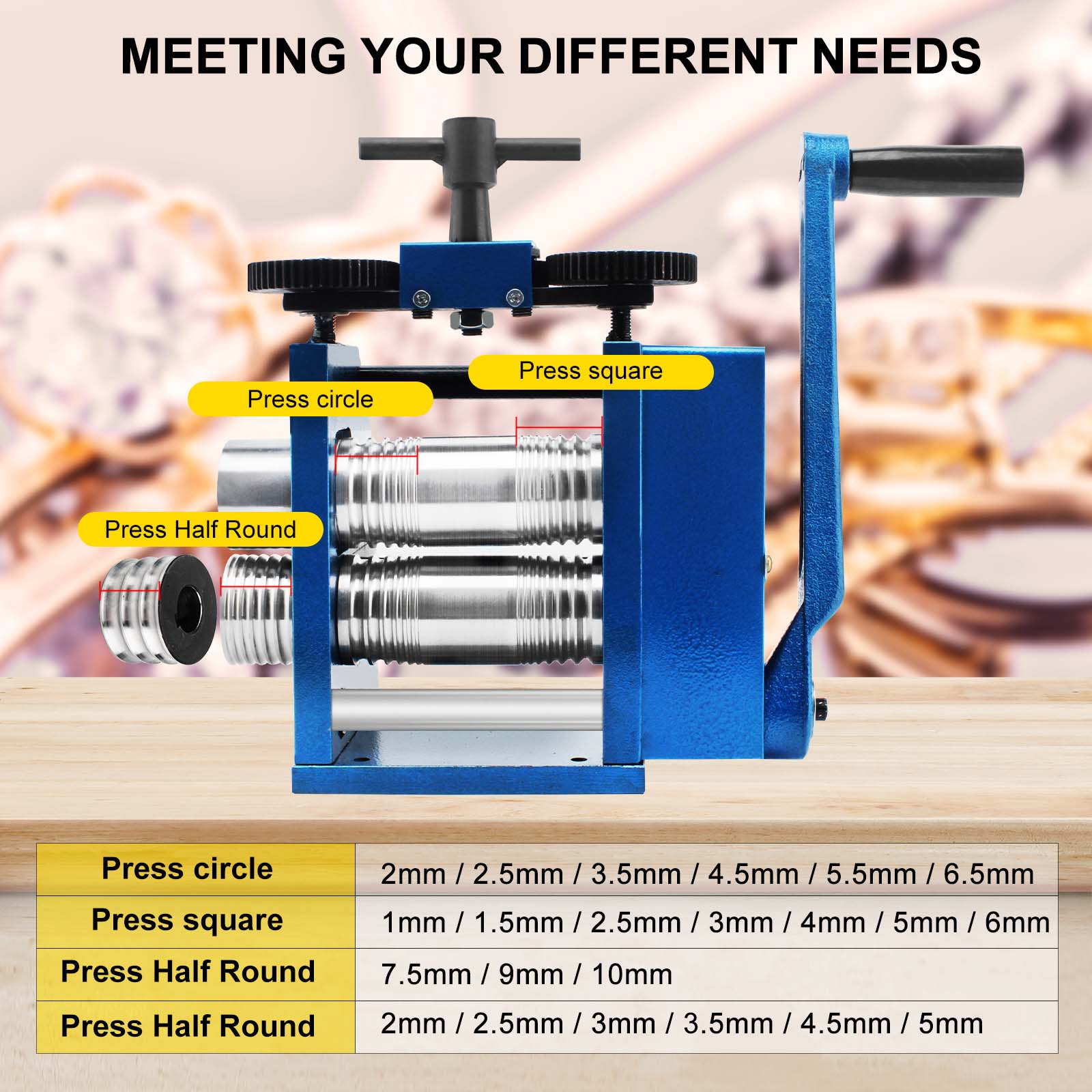 Jewelry Rolling Mill Machine G - đánh giá và giá Jewelry Making Table