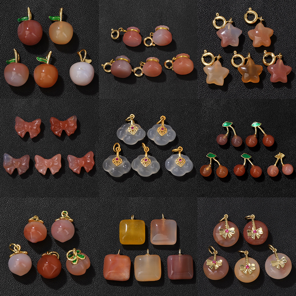 2Pcs Natural Stone Gems Agates - đánh giá và giá Jewelry Making Gemstones