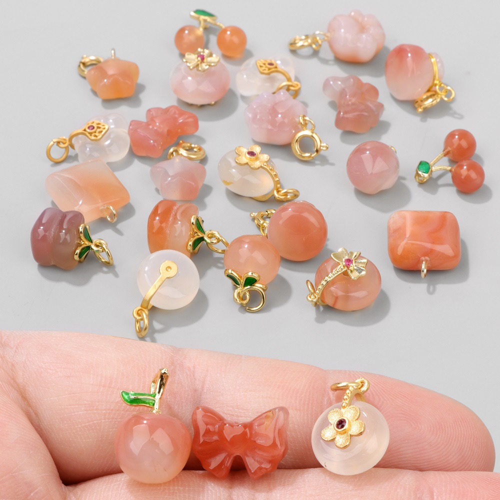 2Pcs Natural Stone Gems Agates - đánh giá và giá Jewelry Making Gemstones