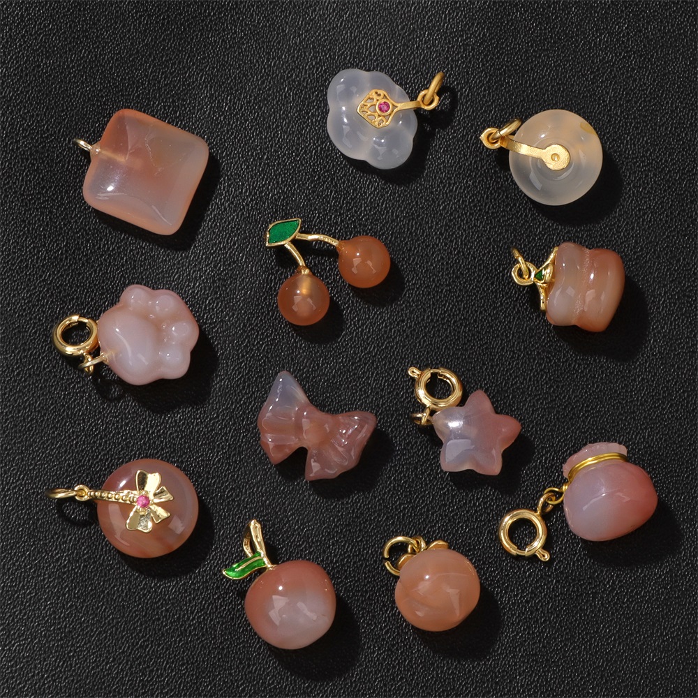 2Pcs Natural Stone Gems Agates - đánh giá và giá Jewelry Making Gemstones