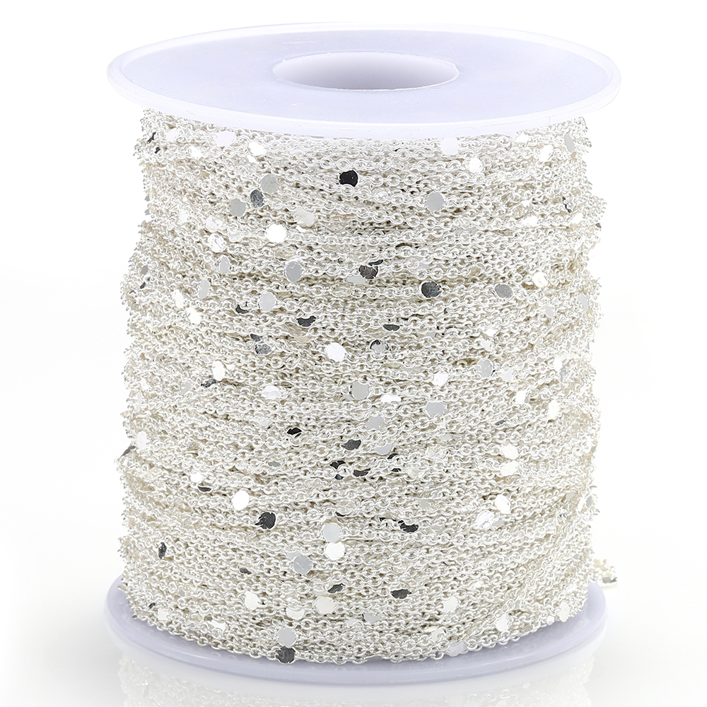 10Meters/Roll Sequins Chain Go - đánh giá và giá Chain Roll Cable