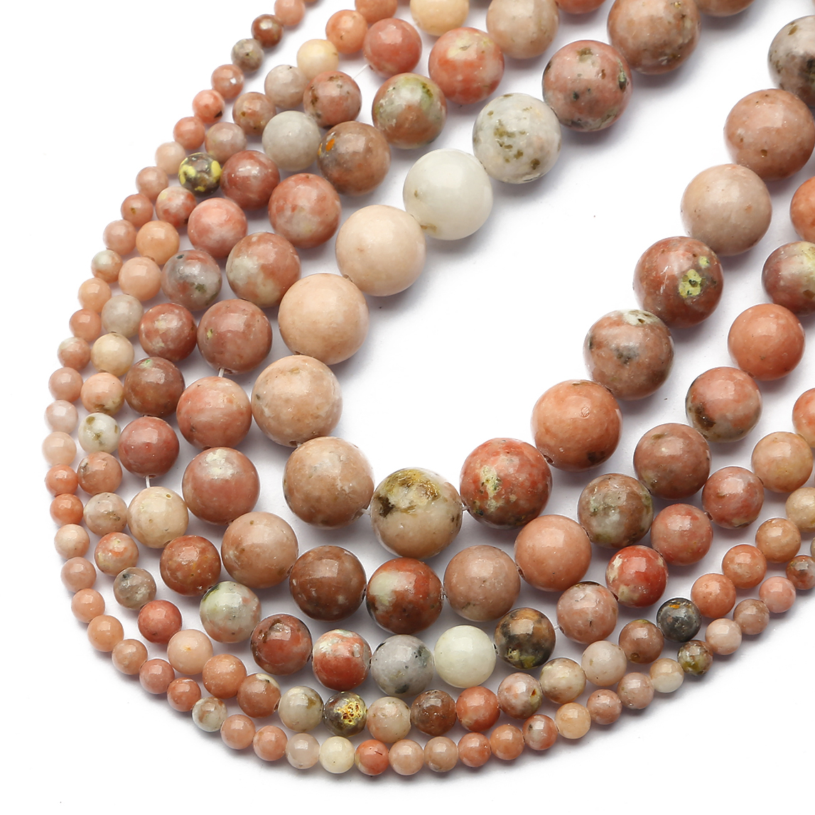 Natural Red Network Stone Roun - đánh giá và giá Jewelry Making Gemstones
