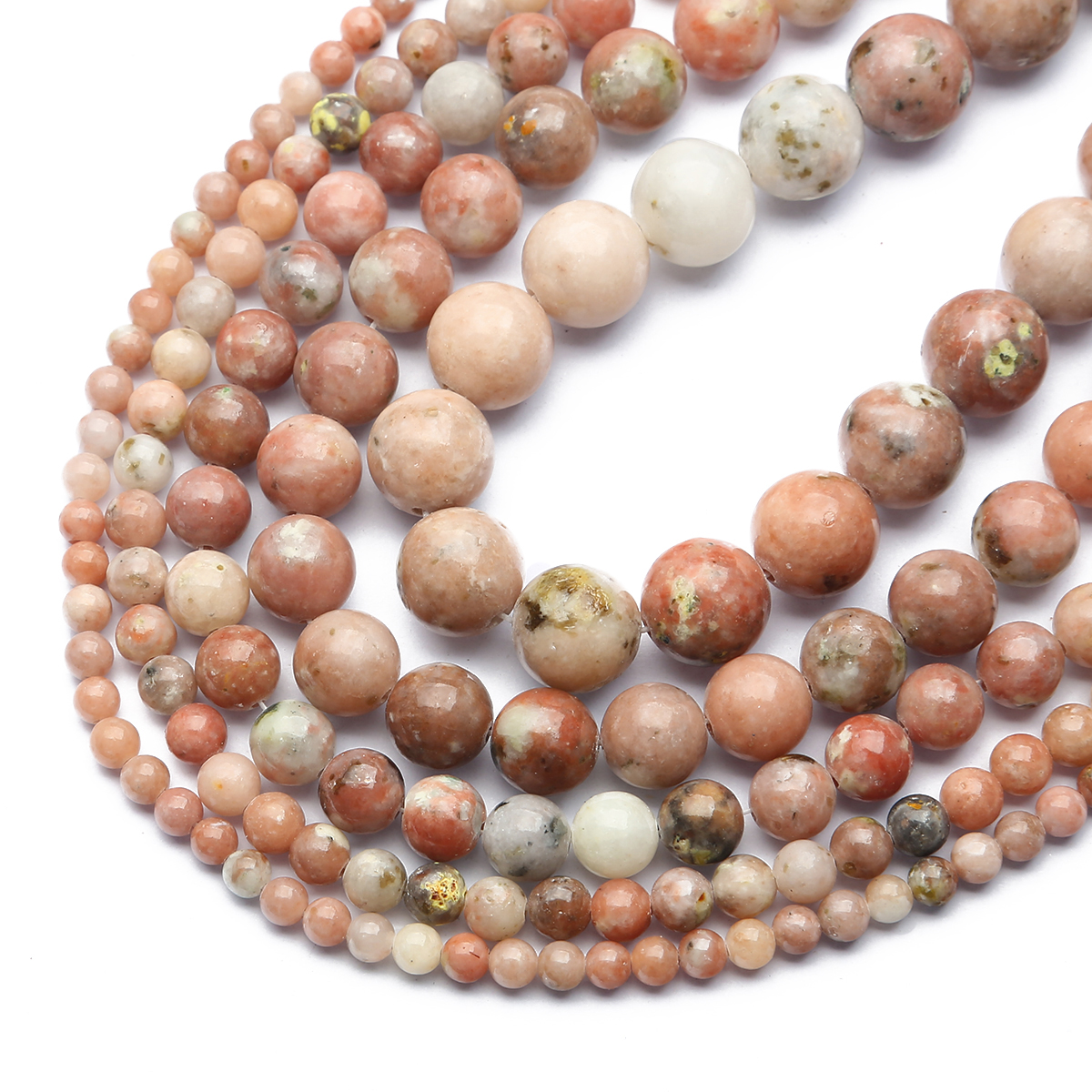 Natural Red Network Stone Roun - đánh giá và giá Jewelry Making Gemstones