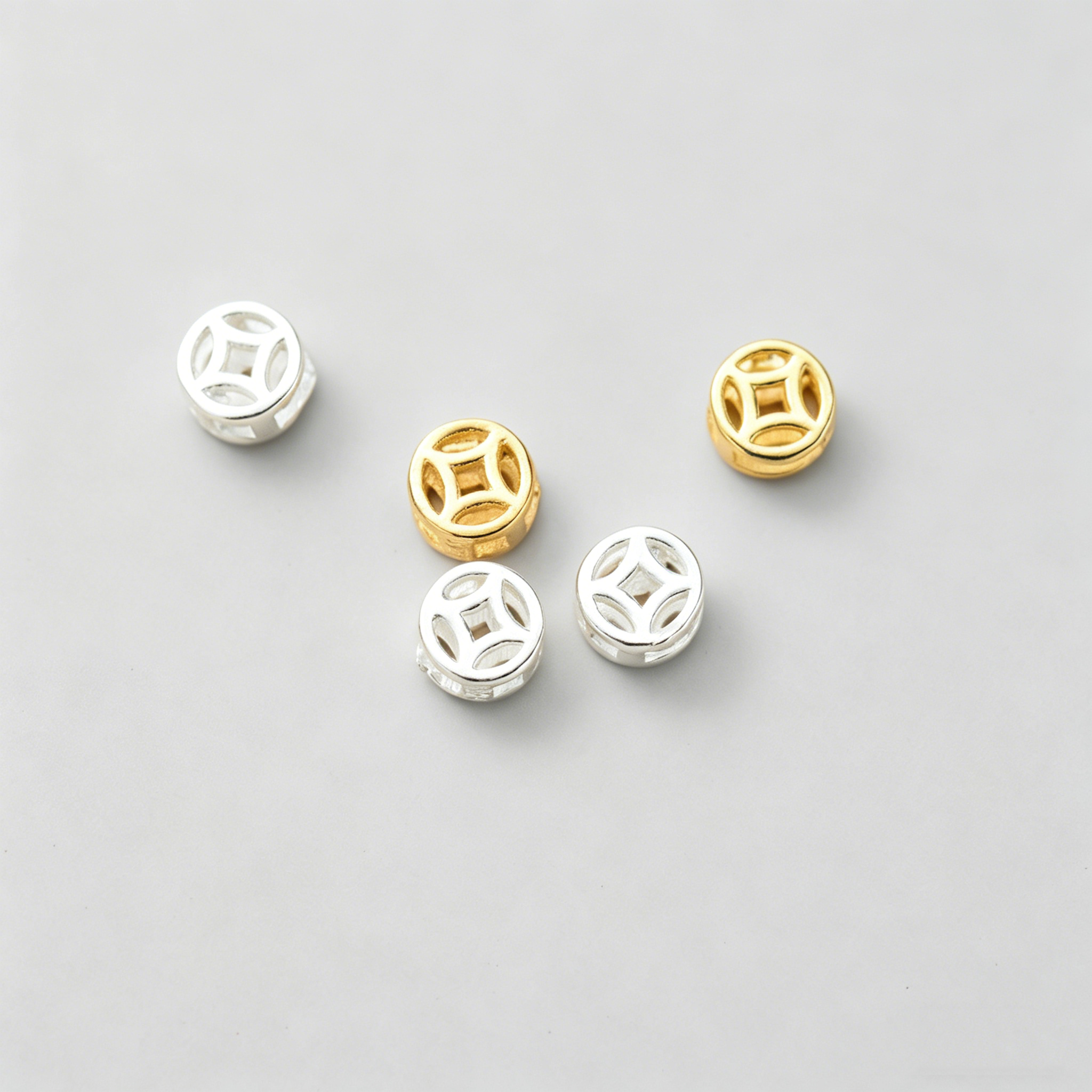 10pcs/pack 925 Silver Coin Spa - đánh giá và giá Jewelry Making In La