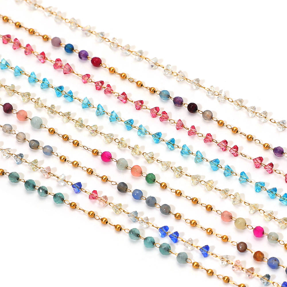 1 Meter Stainless Steel Colorf - đánh giá và giá Jewelry Making Gemstones