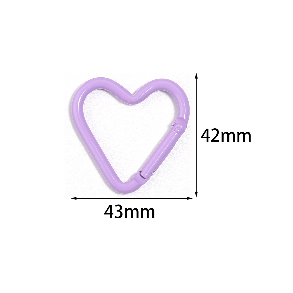 5pcs Colorful Heart-shaped Alu - đánh giá và giá Jewelry Making Name