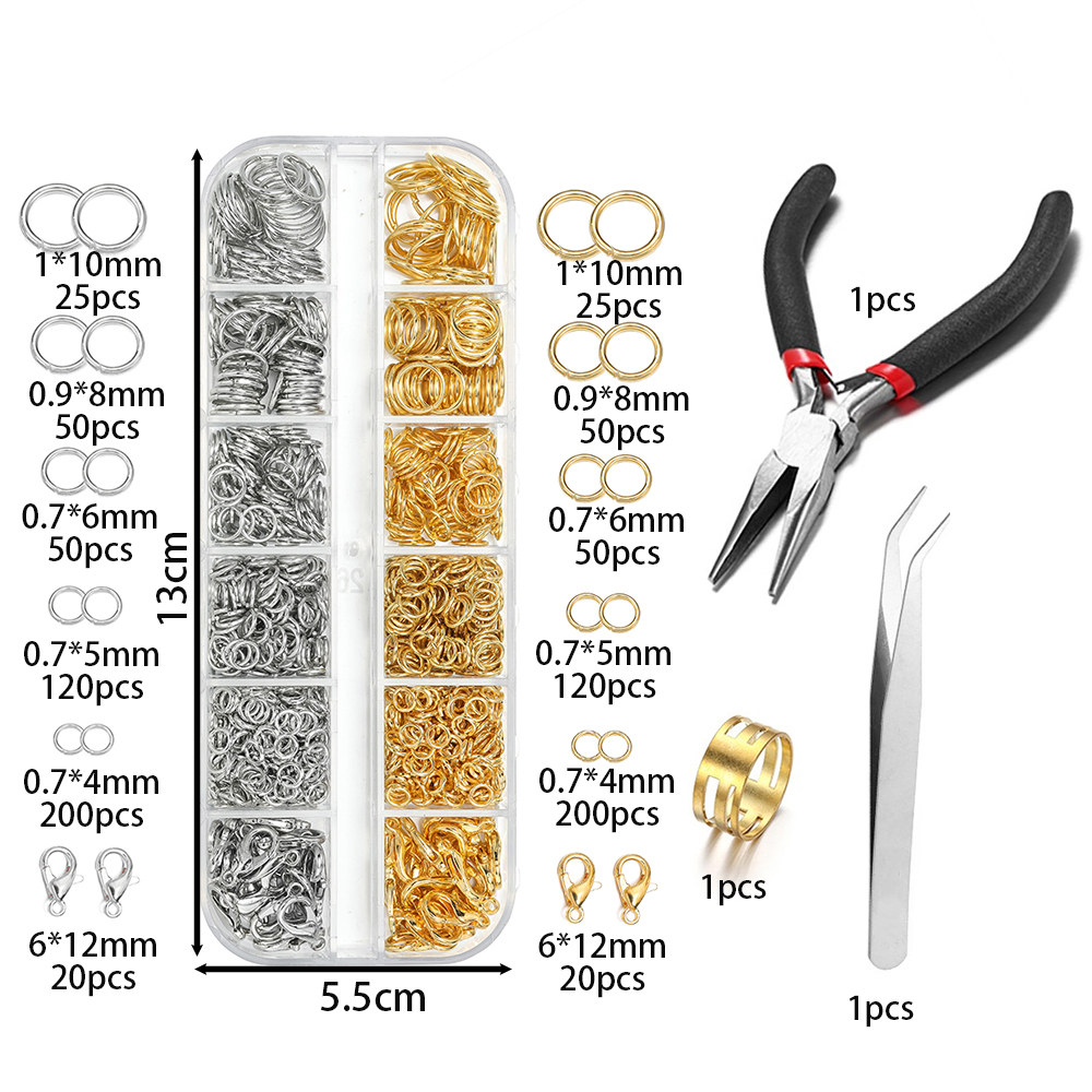 1Box Jewelry Findings Kits Ope - đánh giá và giá Jewelry Making Pliers