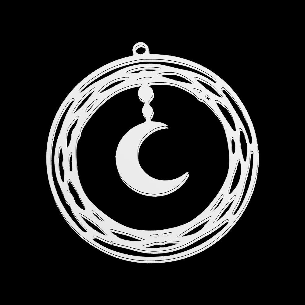 5pcs/Lot Stainless Steel Moon  - đánh giá và giá Jewelry Making In La
