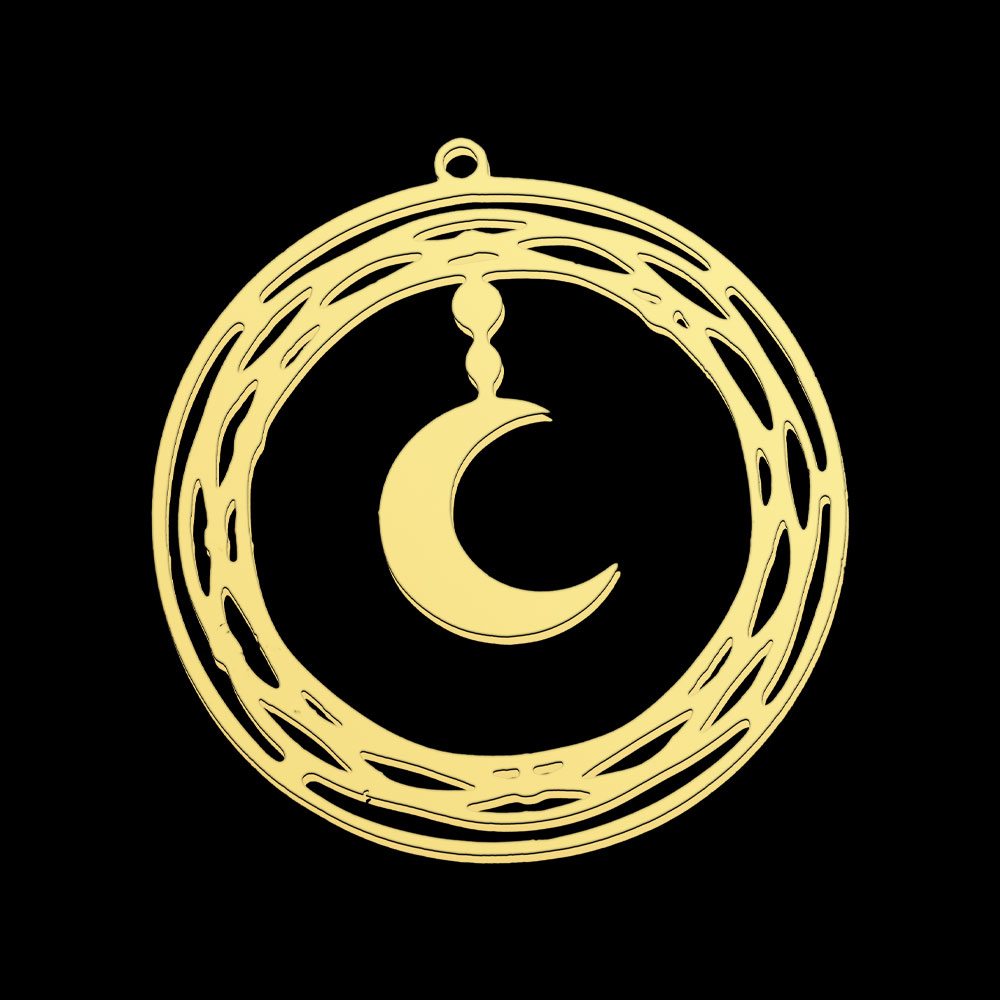 5pcs/Lot Stainless Steel Moon  - đánh giá và giá Jewelry Making In La