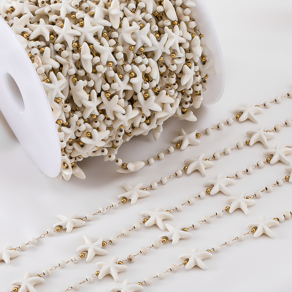 1M Boho Chain Stainless Steel  - đánh giá và giá Jewelry Making Gemstones