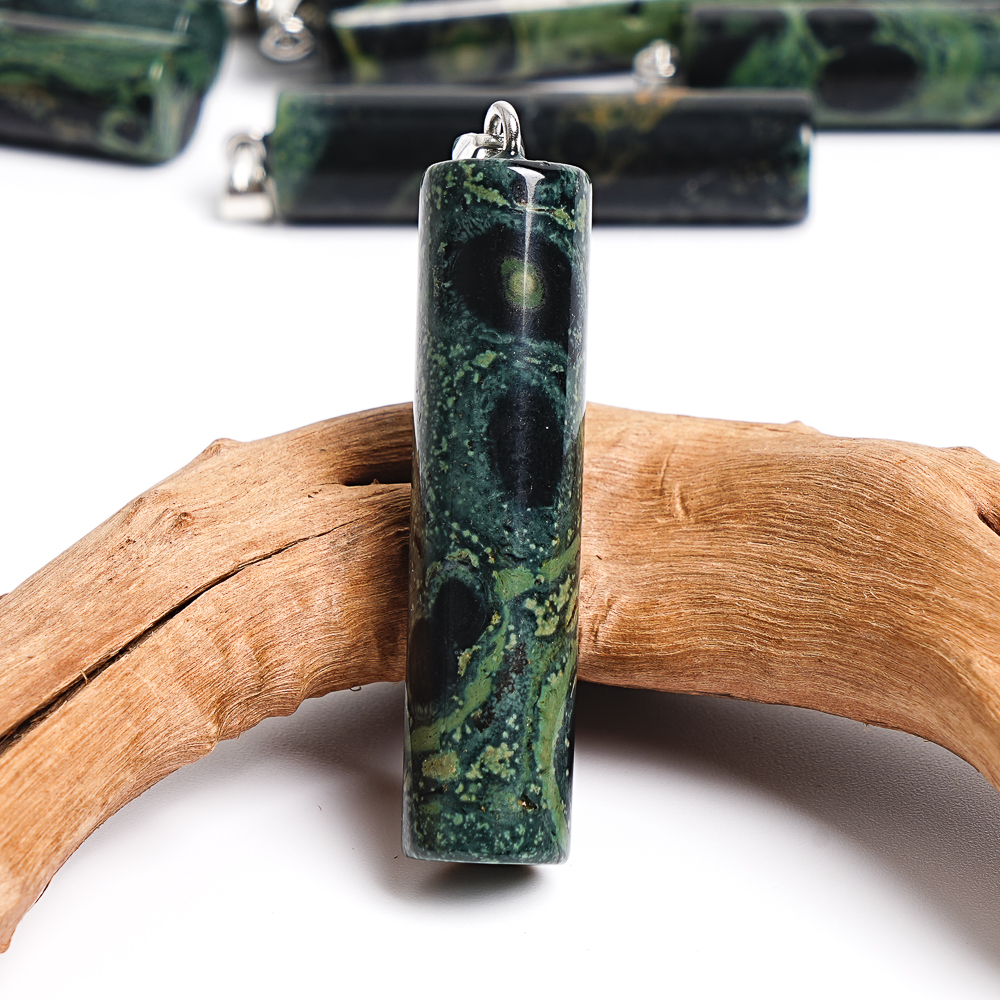 NATURAL GREEN GEMSTONE CYLINDR - đánh giá và giá Jewelry Making Gemstones