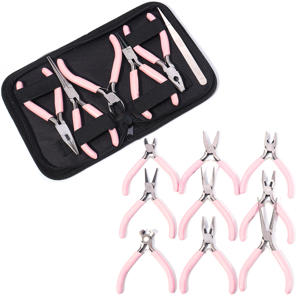 Portable Pink Stainless Steel  - đánh giá và giá Jewelry Making Pliers