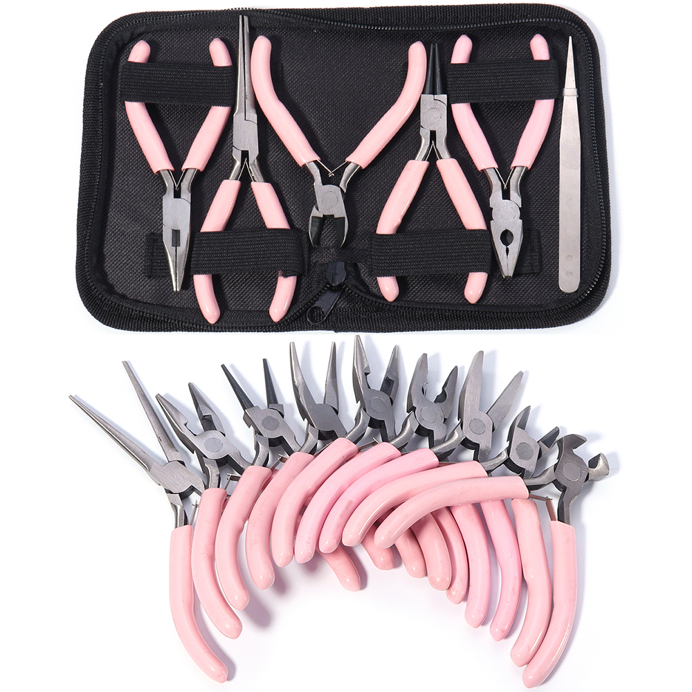 Portable Pink Stainless Steel  - đánh giá và giá Jewelry Making Pliers
